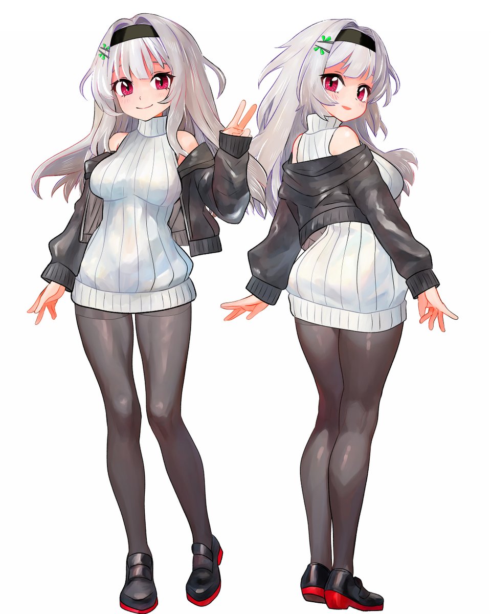 おはようございます。
今朝は先日描いたよその子さん春ジャケットコーデ 