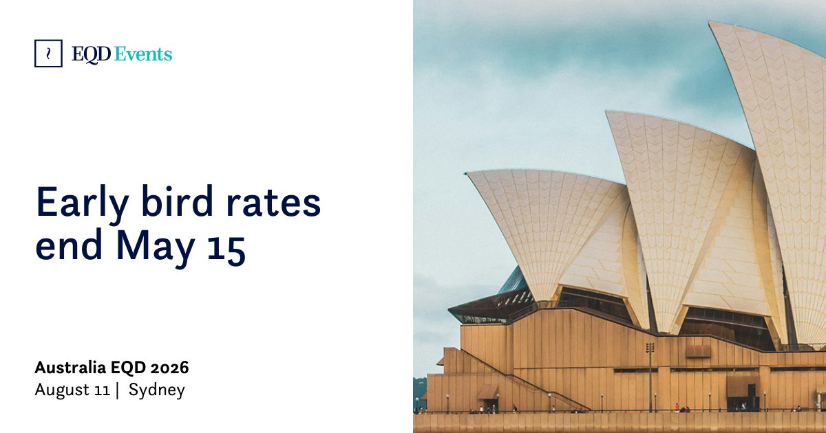 EQDerivatives's tweet photo. Be part of the 8th Annual Australia EQD in Sydney — an invitation-only, one-day gathering of top buy-side and sell-side leaders, delivering sharp insights through high-level panels and presentations. Register today to save with early bird rates: https://t.co/YUmRcDTh49 https://t.co/yFWbNpDW80