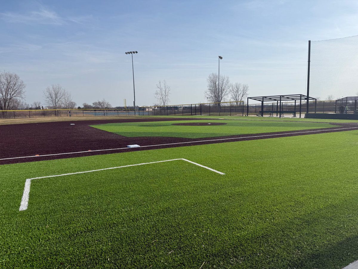 Baseball season on the new turf fields in Prairie Springs Park is coming soon! 😍⚾️