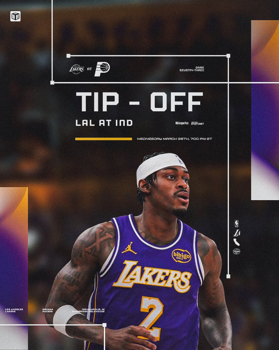 dipitinbranch's tweet photo. One hour until the #LakeShowΒ Tip-Off!
Lakers are dealing with injuries at the moment but have a chance to get back in the win column tonight.
πΊ: @SpectrumSN / League Pass
#LALvsIND
Made by me on phone π¨π² https://t.co/tD0m2tzCeo