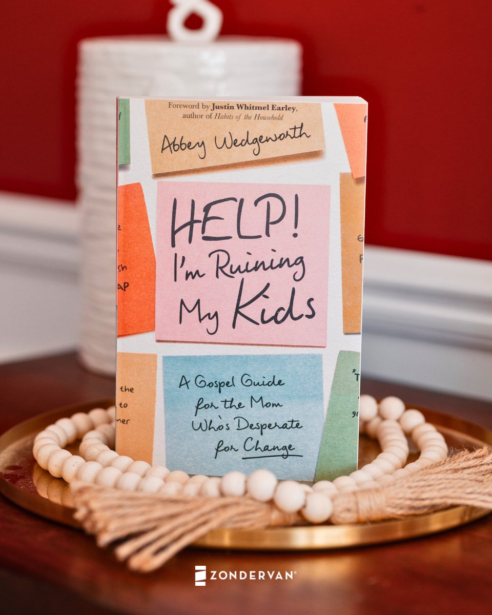 Zondervan's tweet photo. Every mom has wondered: Am I messing this up?

Help! I’m Ruining My Kids by Abbey Wedgeworth offers a grace-filled path toward growth, healing, and intentional parenting.

🆕 ✨Available now.

#ChristianParenting #MomLife https://t.co/GmTc1KJAN6
