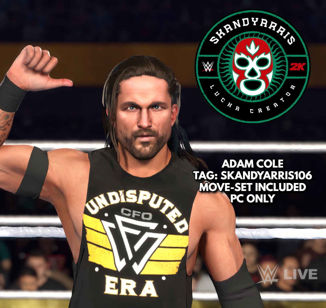 Andyh106Y's tweet image. #ADAMCOLE #DARBYALLIN &amp;amp; #NICNEMETH NOW UPLOADED TO #WWE2K26 PC COMMUNITY CREATIONS!

ALL FEATURE MOVE-SETS

SEARCH MY TAG: SKANDYARRIS106 FOR ALL MY CONTENT

MORE TO FOLLOW ASAP

#CAWMMUNITY #WWEGAMES