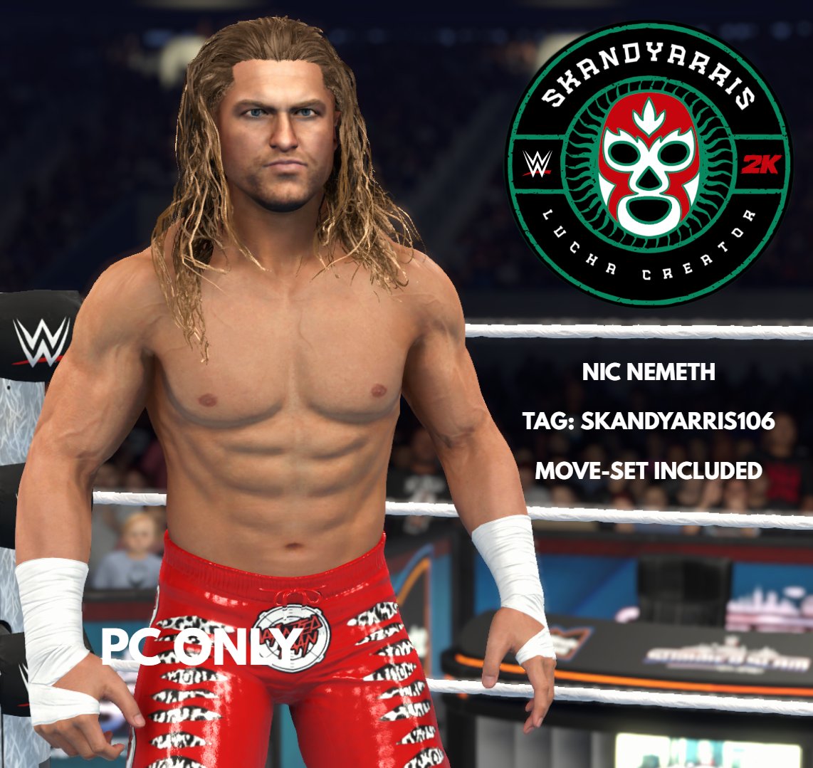 Andyh106Y's tweet image. #ADAMCOLE #DARBYALLIN &amp;amp; #NICNEMETH NOW UPLOADED TO #WWE2K26 PC COMMUNITY CREATIONS!

ALL FEATURE MOVE-SETS

SEARCH MY TAG: SKANDYARRIS106 FOR ALL MY CONTENT

MORE TO FOLLOW ASAP

#CAWMMUNITY #WWEGAMES