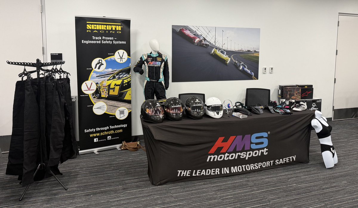 We are @gm_performance_ for the @womeninmotorsportsna Pop up event tonight. #womeninmotorsports #safety #nascar #motorsports #healthinwellness