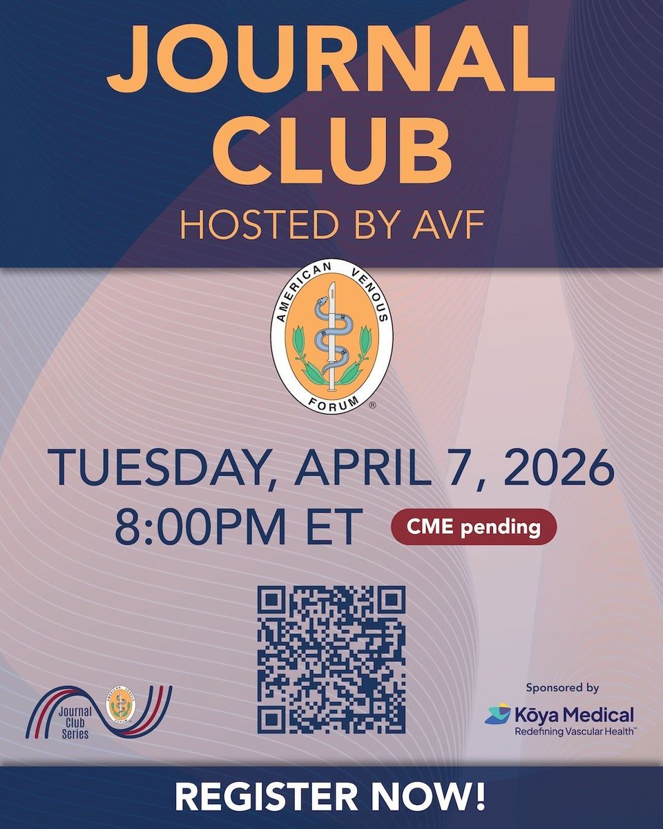 American Venous Forum | AVF tweet media