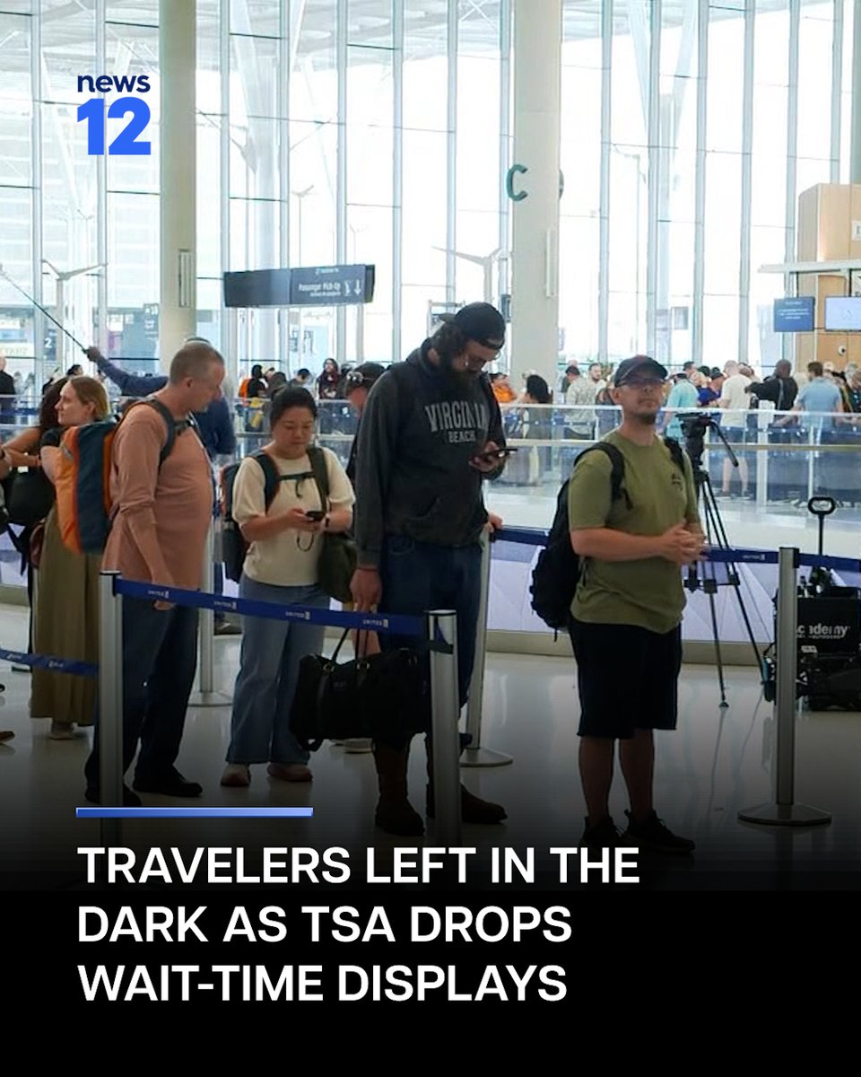 News12LI's tweet image. AIRPORT EXPECTATIONS: Security wait-time information has been taken down from New York airport websites. The change comes as airports deal with a shortage of TSA agents and a deadly crash at LaGuardia.

#News12 #LongIsland #TravelAlert #TSA #ShutDown

tinyurl.com/5e3cj6ym