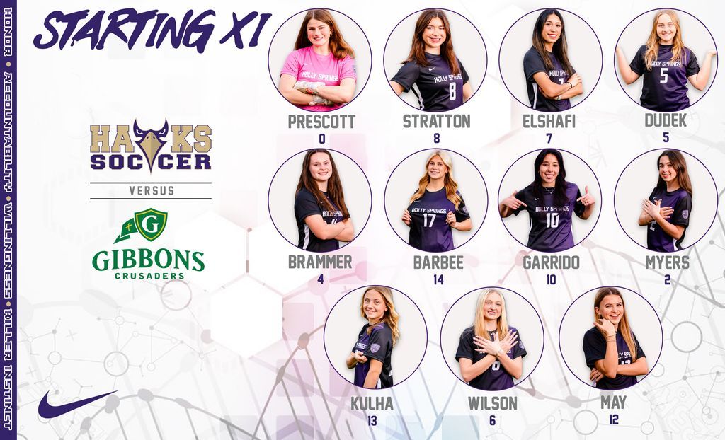 HSpringsSoccer's tweet image. 🔥 Starting XI 🔥 

#HawkDNA #WingsUp