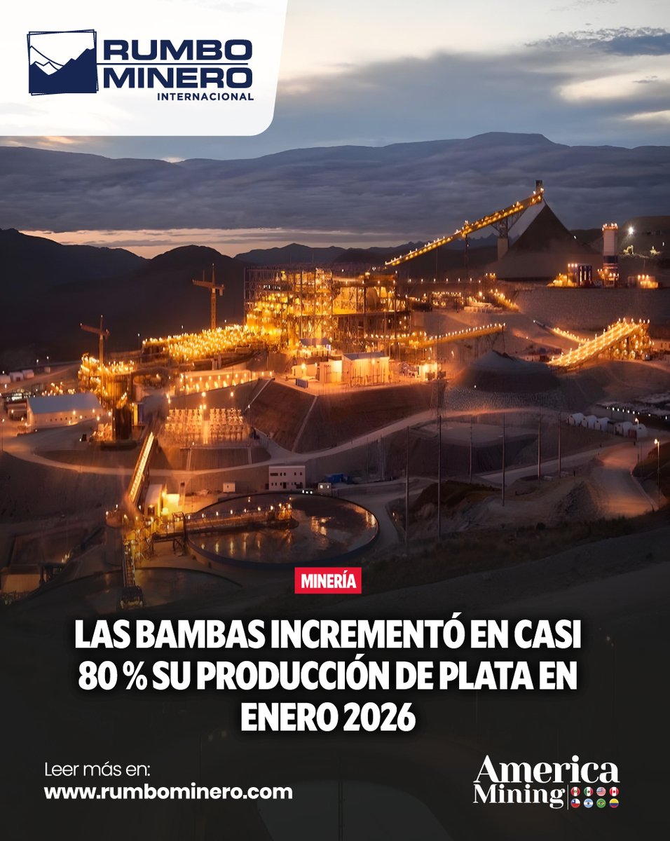 rumbominero's tweet image. Producción de plata: 285,998 kg finos ⛏️

Lima lidera con 20% 📊

👉 Más información aquí: t1p.de/y5u9m

#Plata #Minería #Perú #Producción #Lima
