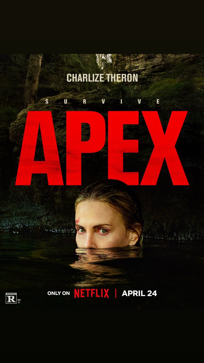 new character posters for APEX starring charlize theron