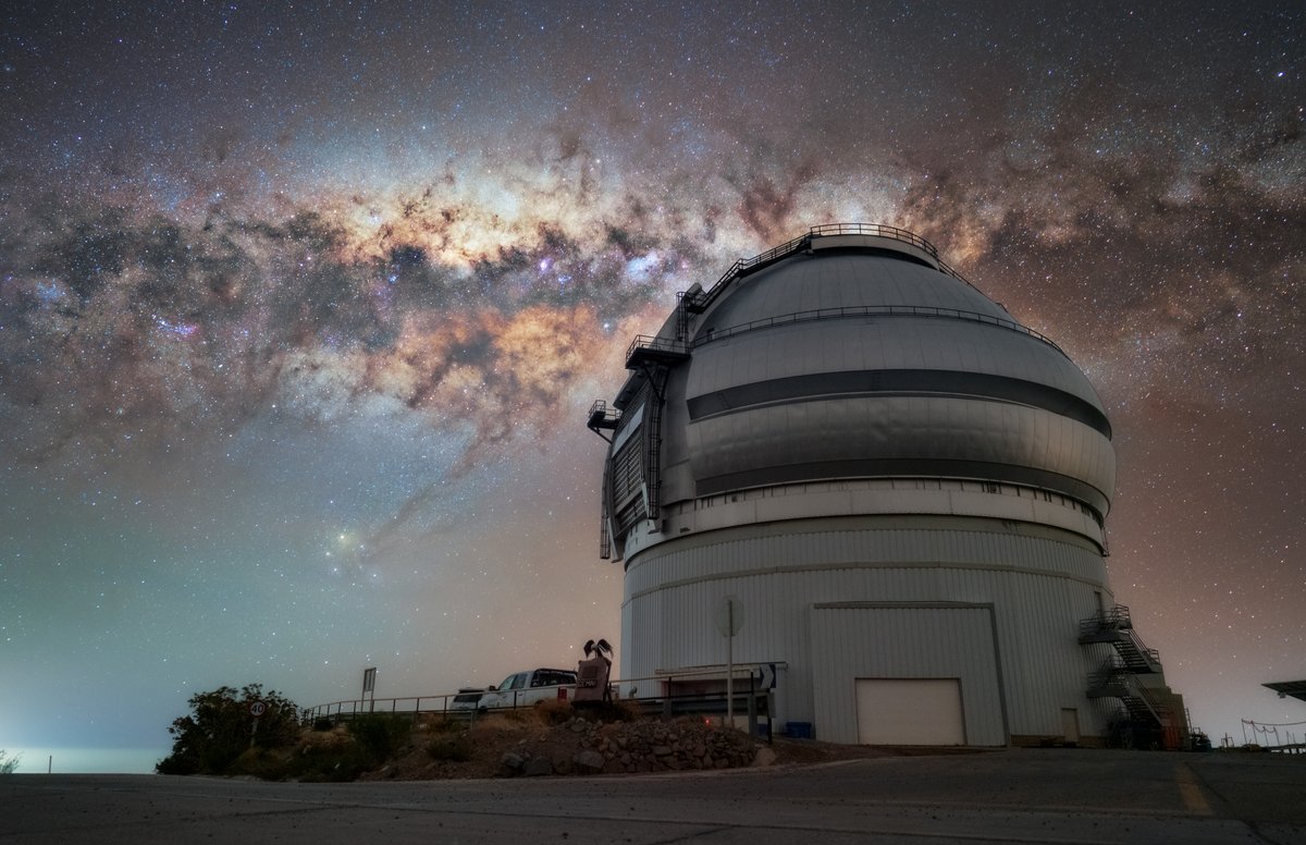 When the night sky steals the spotlight In this image, the Milky Way ...