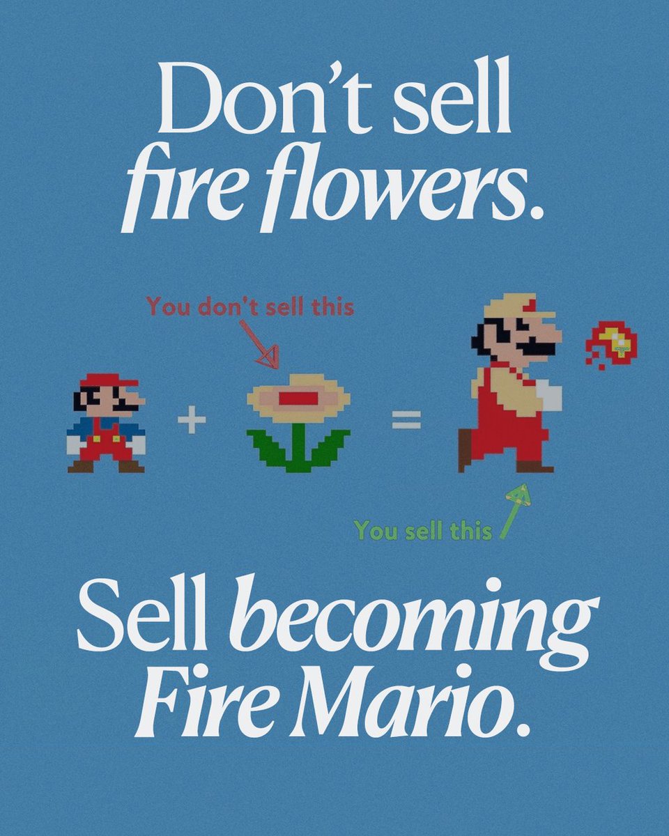 noblegrowth's tweet photo. The biggest mistake marketers make is focusing too much on themselves and their product vs who the customer seeks to become. https://t.co/nEWKPNYHPn
