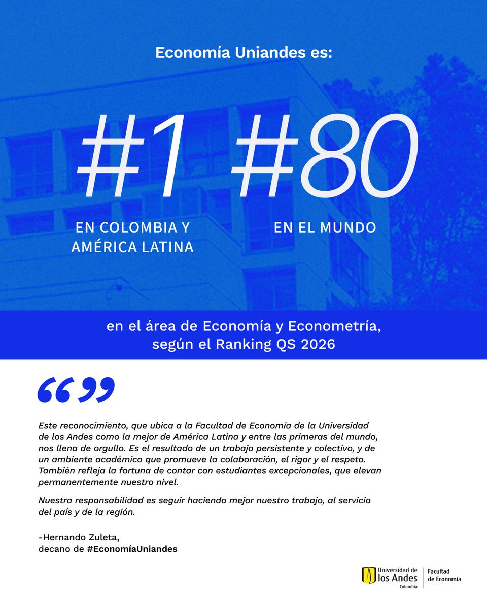 Economía Uniandes tweet media