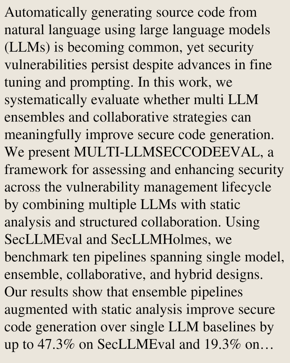 Cryptography and Security arXiv tweet media
