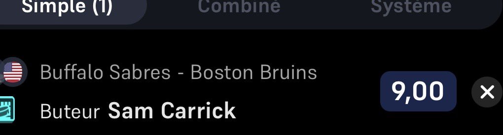 Pronos2Bestial's tweet photo. 🏒💫 Carrick 🩶 si tu suis 🔥 #TeamParieur https://t.co/fyDtGnfJGF
