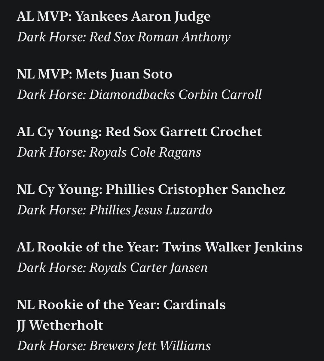 JadenBHarper's tweet photo. Postseason and Awards https://t.co/O8HTwe88NP