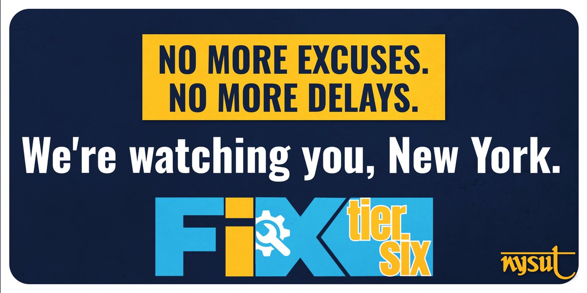 sft803's tweet photo. @AsmSantabarbara @JamesTedisco @PhilSteck 
If New York wants talented young people to look at a career in public service, they need to #FixTier6. I stand with my union – we're watching you and we demand ACTION. @NYSAFLCIO @nysut ￼ https://t.co/Kkyyx7OgvR