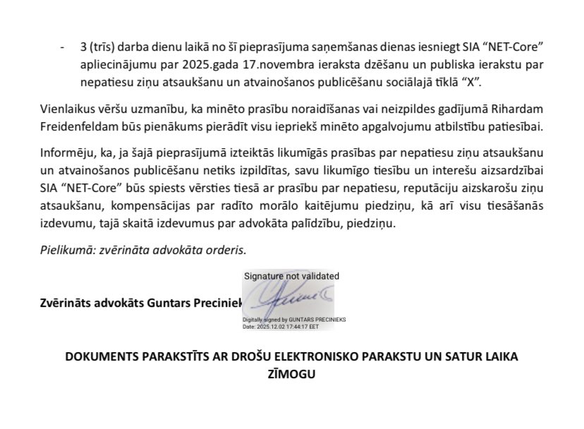 ‼️Lūdzu nelielu UZMANĪBU‼️

Šodien Dombura kungs bija ļoti piesardzīgs attiecībā uz reālo Jaunās Vienotības ļaunumu.

Kādēļ? Jo neko neminēja par apcietinātā Cerusa saistību ar Latvijas Sabiedriskā Medija <a href="/lsmlv/">LSM ziņu portāls</a> iepirkumu‼️‼️‼️

Neviena vārda par šo…

Tādēļ vēlos publicēt rudenī
