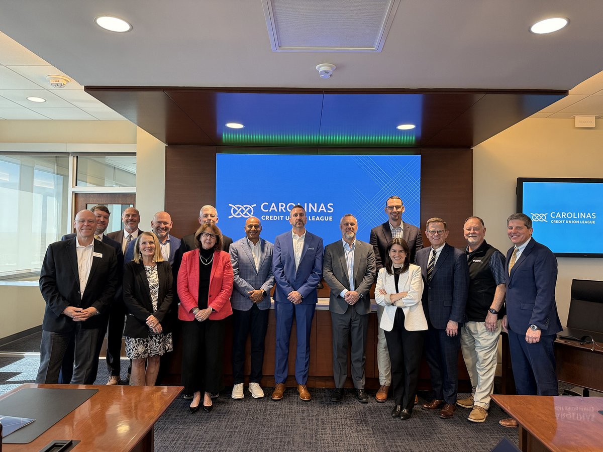 TheCCUL's tweet photo. 📣Together with @AmericasCUs, we met this week with NC and SC’s largest CU CEOs for two roundtables on federal rules and legislation — and how these decisions impact members. Thank you @SCUConnect and @ncsecu for hosting.

#AdvocacyinAction #CCULAdvocacy @cculadvocacy https://t.co/ko8oYwM7ZG