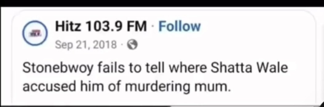 wan_motions_tv's tweet photo. Stonebwoy hasn't produced a shred of evidence since 2018 to back up the claim that Shatta Wale accused him of using his mother for a BET award. It’s time to stop pushing a false narrative and focus on reviving a stalling career.
#Bigliedat https://t.co/Pwc8jWmKy2