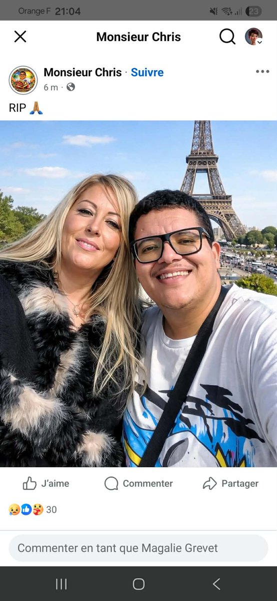 GGabyso's tweet photo. @TBT9_W9 En attendant, voilà ce qui est posté sur Facebook. Cet odieux personnage se moque de son départ #Loana https://t.co/BaJ3u5JHSf