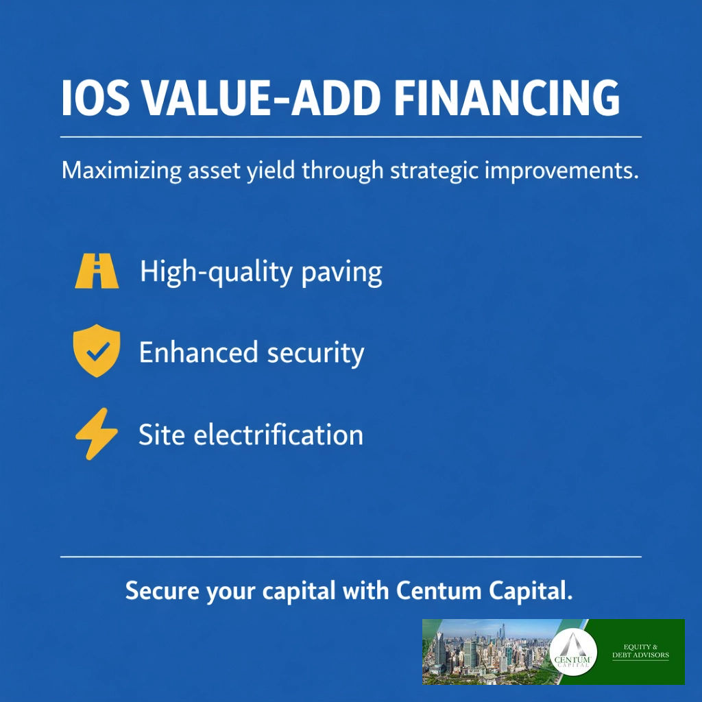 DuffyOtis90170's tweet image. The 'IOS Standard' is evolving. Paving, security, and electrification are rent drivers, not luxuries. Centum Capital helps owners secure capital for these value-add improvements to maximize yield. #IOS #RealEstateFinance #ValueAdd

cdn.marblism.com/vMj4myRG5hg.