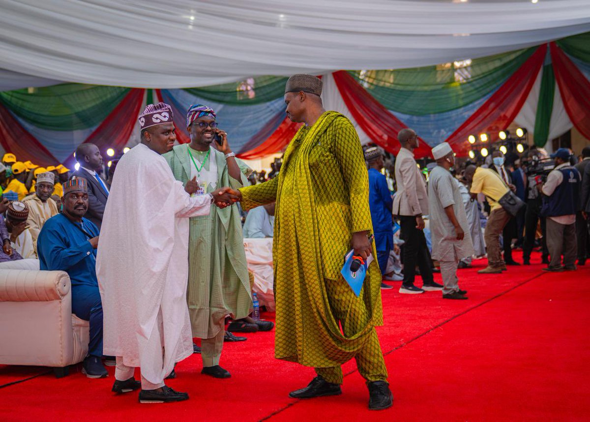 ams_jaoji's tweet photo. Today, the Senior Special Assistant to the President on Citizenship & Leadership, Hon. Nasir Bala Aminu Ja’oji, joined distinguished party leaders and key stakeholders at the All Progressives Congress (APC) Northwest Zonal Congress in Kaduna State.

The congress reflects the party’s unwavering commitment to deepening internal democracy, strengthening grassroots structures, and strategically positioning the APC for greater success in future political engagements.

With unity as our foundation and purposeful leadership as our driving force, the APC remains steadfast as the vehicle for progress, stability, and sustainable national development.