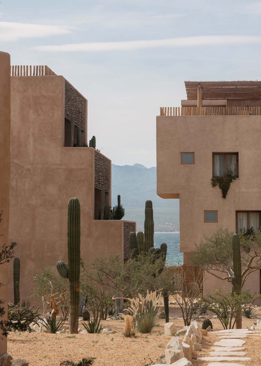 Arquine's tweet photo. Ámina Wind Resort es un hotel boutique ubicado en Baja California Sur (México). Se encuentra frente al Mar de Cortés “el acuario del mundo” por su extraordinaria biodiversidad y riqueza de especies marinas. Un proyecto de Jaime Guzmán Creative Group. | https://t.co/12ivxdaDb5 https://t.co/jGA6Zd79ju