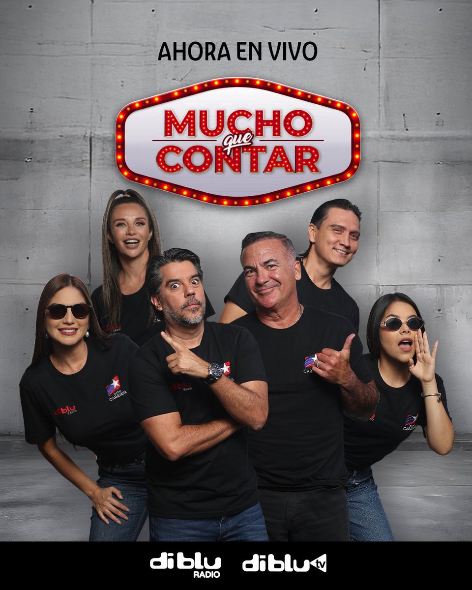 RadioDibluFM's tweet photo. AL AIRE en #MuchoQueContar 🎪

Estamos en vivo en el mejor programa de las tardes 🤪

🎙️ @AndresPellacini 
🎙️ @rominariera11 
🎙️ @nadia_manosalva 
🎙️ @Natalimasinari 

📻 Diblu FM
📱 https://t.co/pLizxSecvX
🌐 #DibluTV https://t.co/PgerE4feO8 https://t.co/VsTaIIlCSg