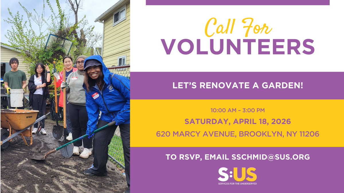 Services for the UnderServed (S:US) tweet media