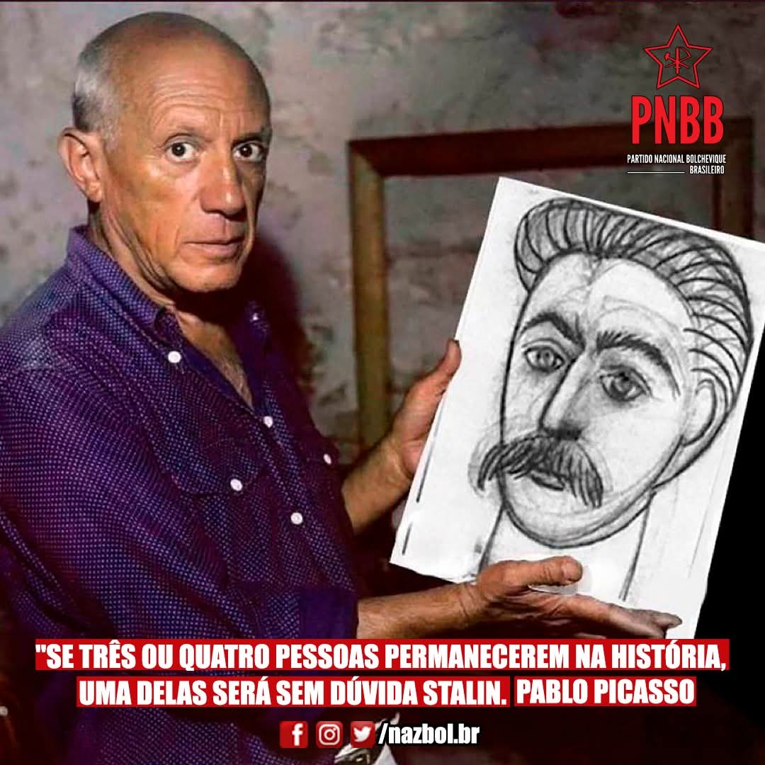 nazbolbr's tweet photo. "Stalin reuniu a inteligência de Júlio César e a astúcia de Marco Otávio, o gênio militar de Alexandre o Grande, a eloquência de Cícero e a simplicidade de transmitir ideias.
E ainda assim ele está acima de todos eles.
E se três ou quatro pessoas permanecerem na história, 

👇🏻 https://t.co/9DEqY4NWhe