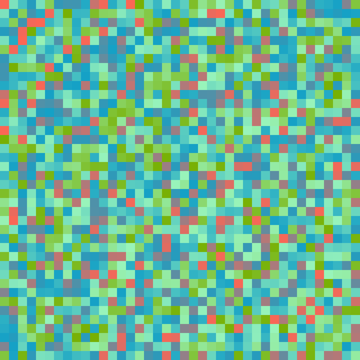🤖 Beep beep! Check out this colorful pixel art.

🎨 Colors used: #fc6654, #14a0c6, #98f4bb, #78b003

#twitterbot #pixelmuse #pixelart #digitalart #8bit #art #generativeart