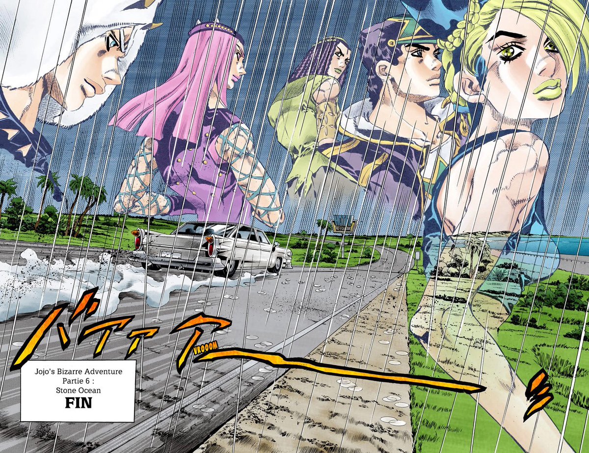 Taim_________'s tweet photo. Fin de relecture Stone Ocean, c’est un tap-in de le dire mais c’est vraiment la fin du siècle tout est parfait https://t.co/Q30UNvOKRy