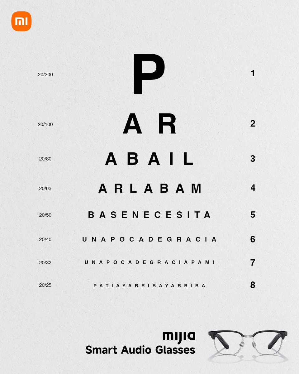 XiaomiColombia's tweet photo. Si leíste este post cantando es porque necesitas las Mijia Smart.

Smart glasses pensadas para que las disfrutes a tu ritmo. Sonido de audio de oido abierto en todas las direcciones y un diseño optimizado multidimensional.

¿Te sumarías a esta forma de ver? 🕶️Conócelas aquí 👇
https://t.co/9zZbK64i1a

#SerieREDMINote15 #XiaomiColombia