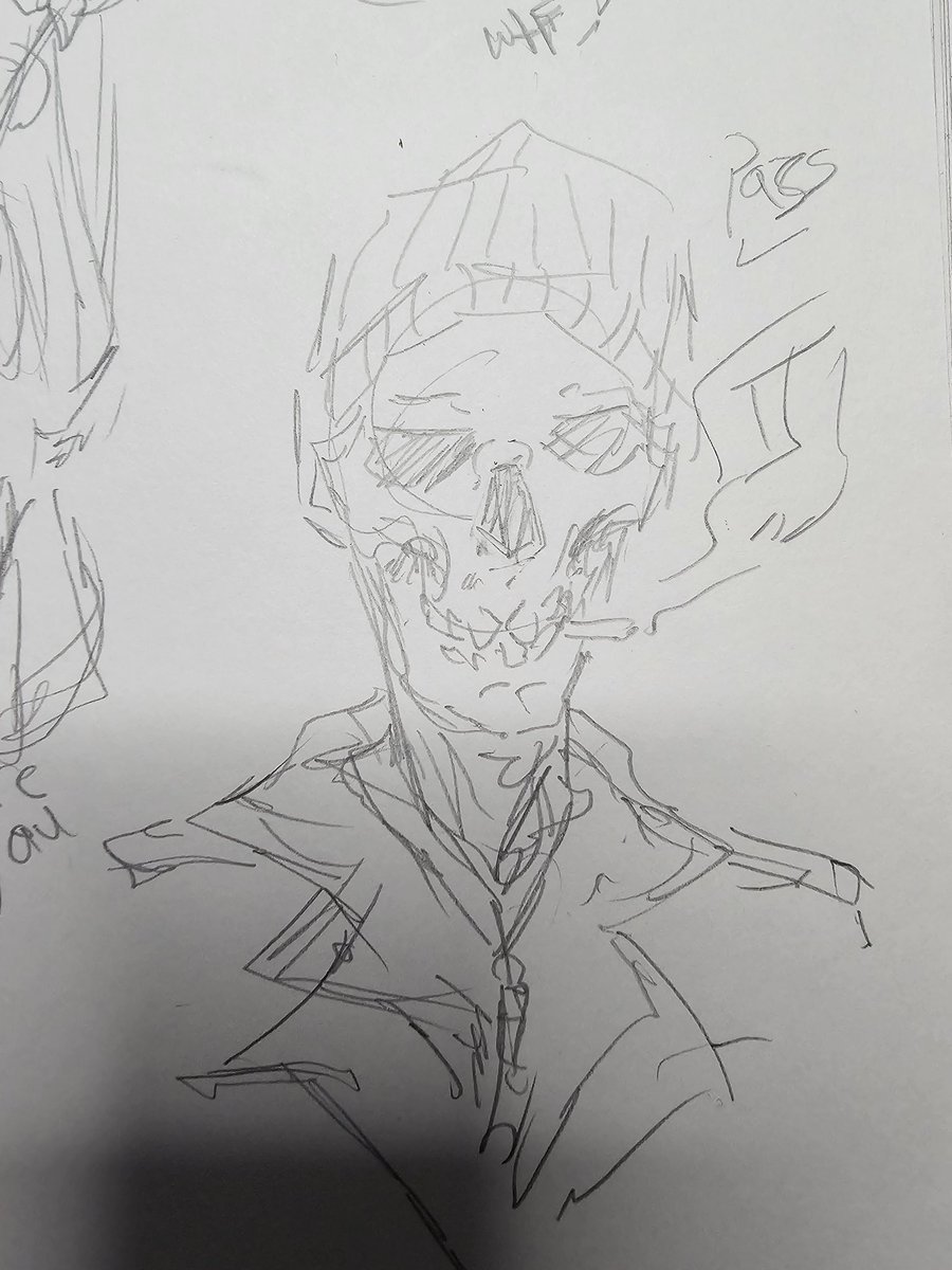 Skulduggery_Tom's tweet photo. Geting use to actually drawing expressions
#sketchbook
#art
#practice
#characterart https://t.co/qeoH1taFyc