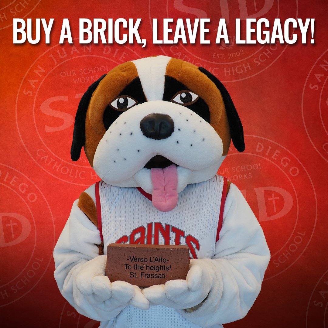 Deadline extended! 🌹

Saints—purchase a commemorative brick for just $25 and help pave the NHS Garden of Hope! 🧱 Honor your family, company, loved one, or your time at SJD.

Order by April 2, 2026: sjdchs.org/nhs-garden-of-…
#HalosUp #BeingFamily #SJDGardenofHope