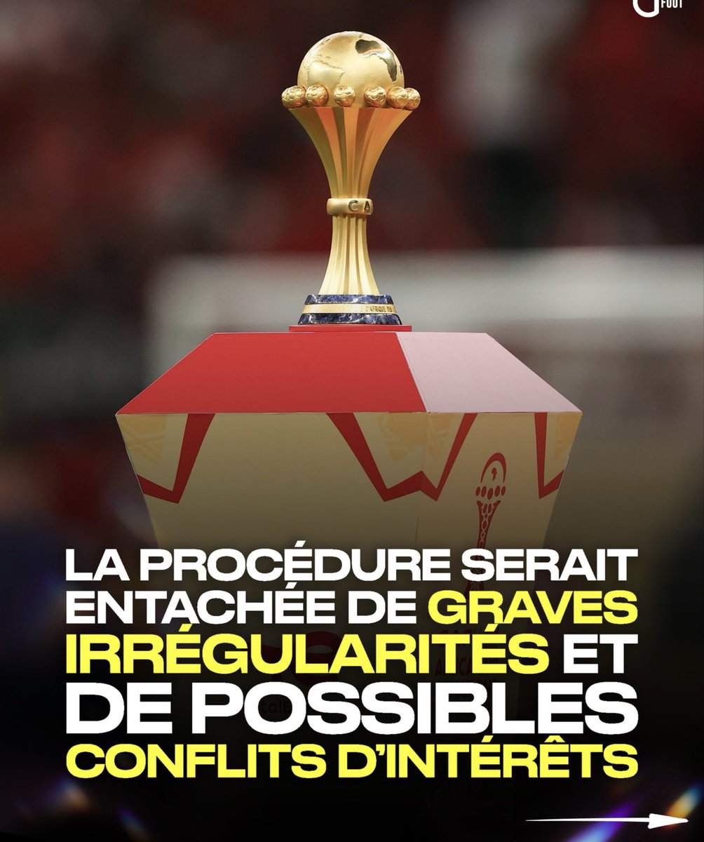 93_daryl's tweet photo. 🚨🚨💣 Selon une enquête menée par
@sportnewsafrica et @romain.molina, LA CAF AURAIT 
MANIPULE LE JURY D'APPEL POUR ATTRIBUER LA CAN AU
MAROC 🇲🇦. 🤯😳 https://t.co/XxguBjFOL8