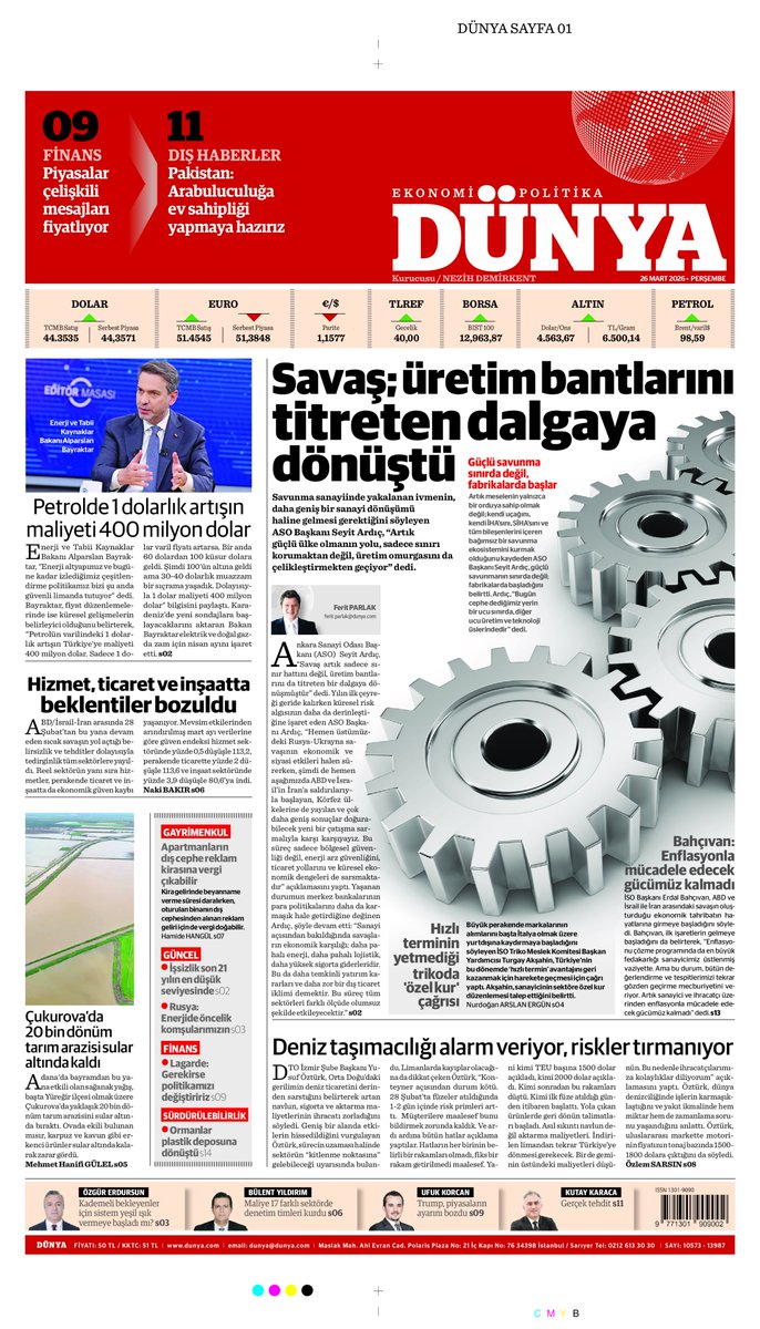 Dünya Gazetesi tweet media