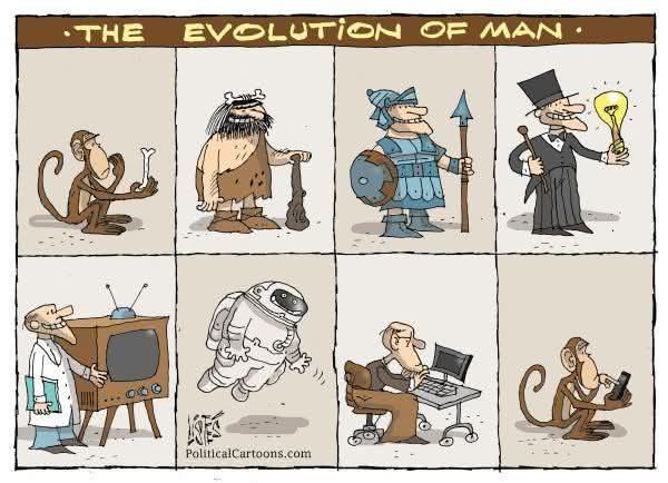mizahi15's tweet photo. #karikatür #mizah #evolution
(#cartoon by Nikola Listes, Croatia) https://t.co/xeMhVBs0Rf