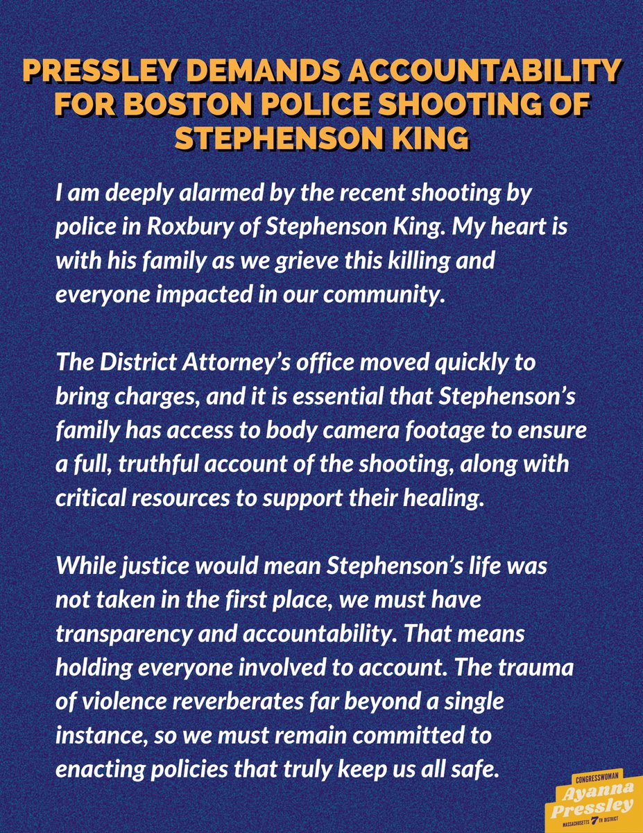 Congresswoman Ayanna Pressley tweet media