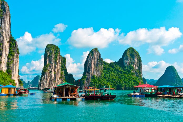 Dolanoocom's tweet photo. Liburan ke Vietnam belum lengkap tanpa jelajah Ha Long Bay

Naik kapal, susuri gua, kayak di antara pulau, dan nikmati view yang bikin speechless 😍

Ini bukan sekadar trip — ini pengalaman hidup https://t.co/GlF50Zu6Wt