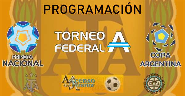 🇦🇷#AFA. ¡PROGRAMACIÓN PARA EL FIN DE SEMANA! ⚽️

📌 Fecha 2 del #FederalA.
📌 Fecha 7 de la #PrimeraNacional.
📌 32avos. de Final de la #CopaArgentina.

Además, programación de las demás categorías. Ordenado por <a href="/ascensointerior/">Ascenso del Interior</a>. 🧡💚💙

LINK👇👇:
ascensodelinterior.com.ar/noticias/35885…