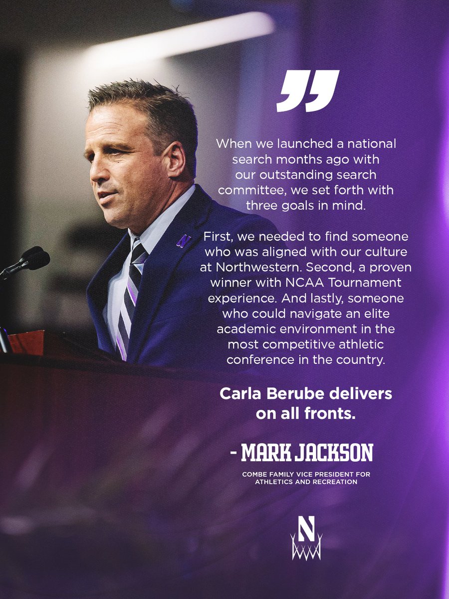 Northwestern Athletics tweet media