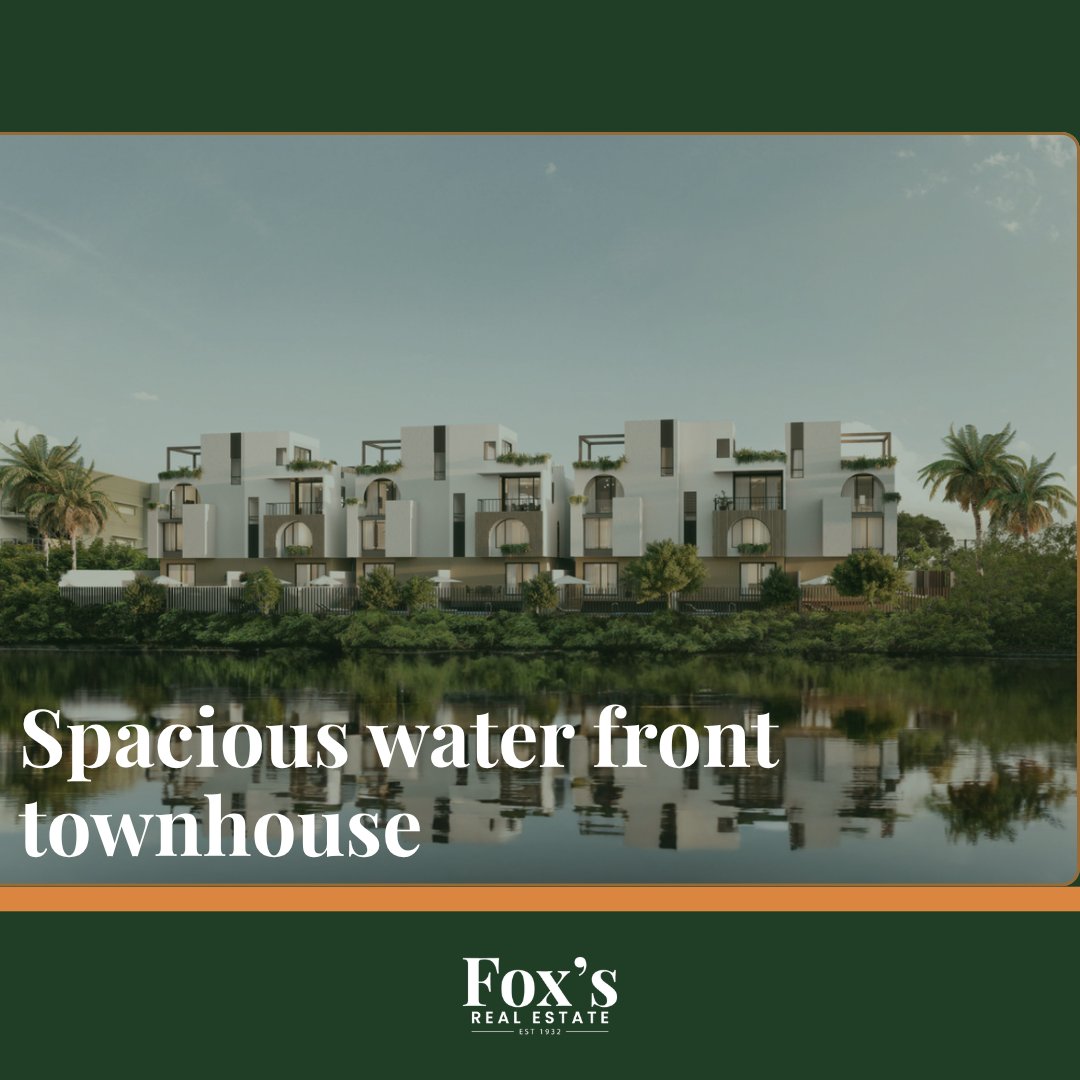 FoxsRealEstate's tweet photo. 🌊 Waterfront Townhouse Living at Its Best 🏡

Spacious, modern, and perfectly positioned just moments from the beach, cafes, golf courses, and more. This stunning townhouse delivers the ultimate Gold Coast lifestyle.

✨ Features you’ll love:
• 3 bedrooms, 3... https://t.co/w8ibC9Qalc