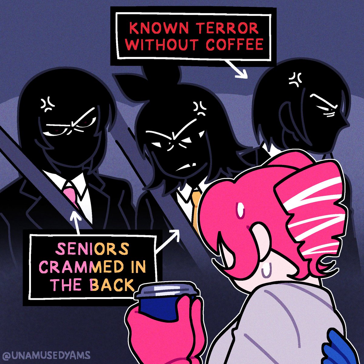 unamusedyams's tweet image. Carpooling (Part 3/4)
#anothercup #mikuteto