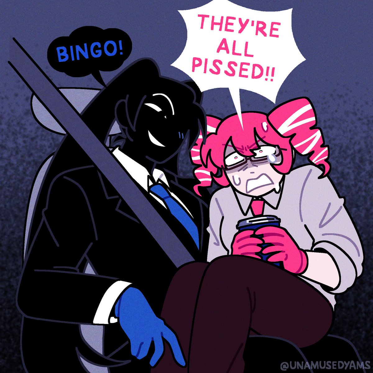 unamusedyams's tweet image. Carpooling (Part 3/4)
#anothercup #mikuteto