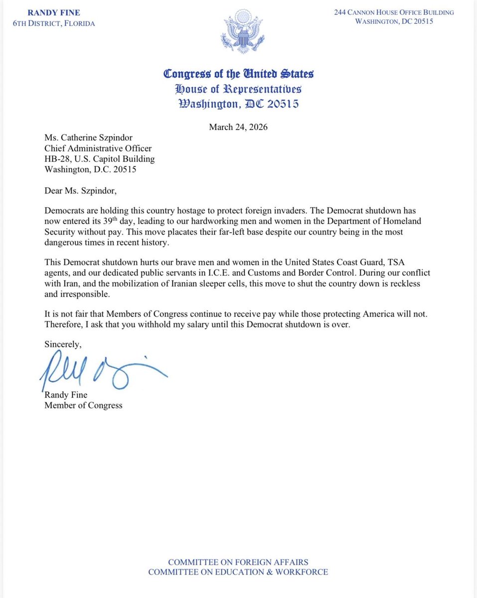 Congressman Randy Fine tweet media