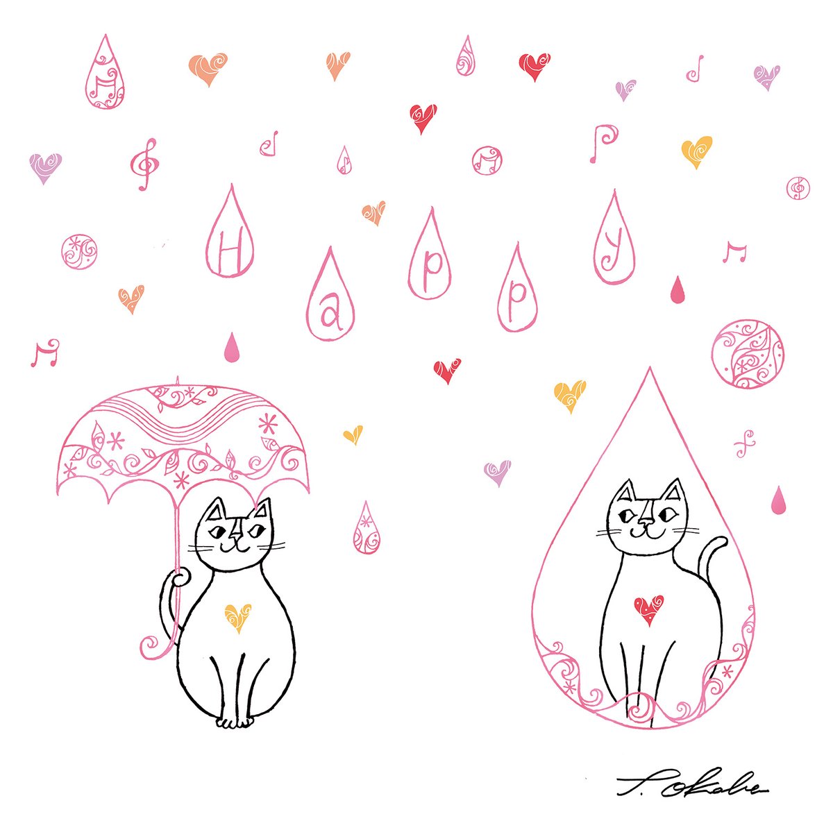 おかべてつろう／ねこ画家 tweet media