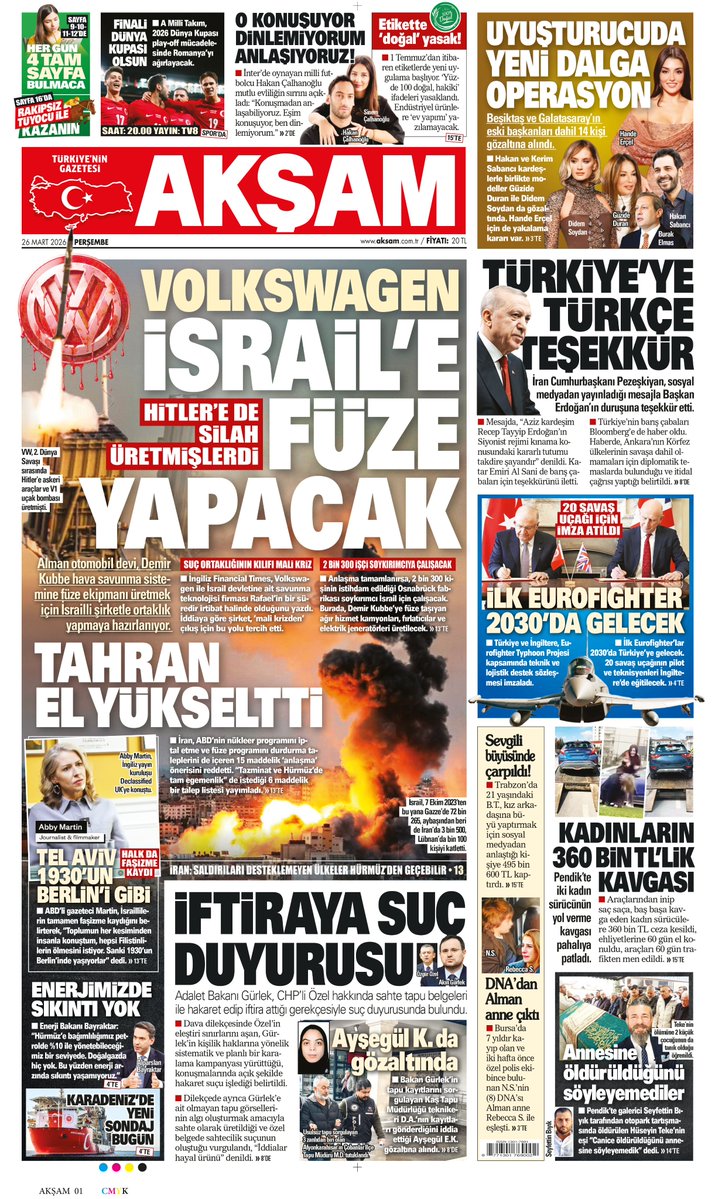 Akşam Gazetesi tweet media