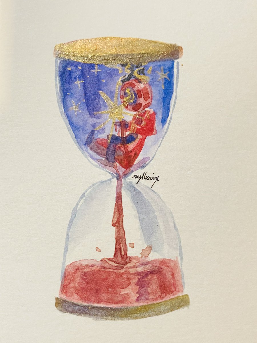 rylleaix's tweet photo. running out of time
.
character: Dante (limbus company)
watercolour on paper https://t.co/6Nw0nKA5VF