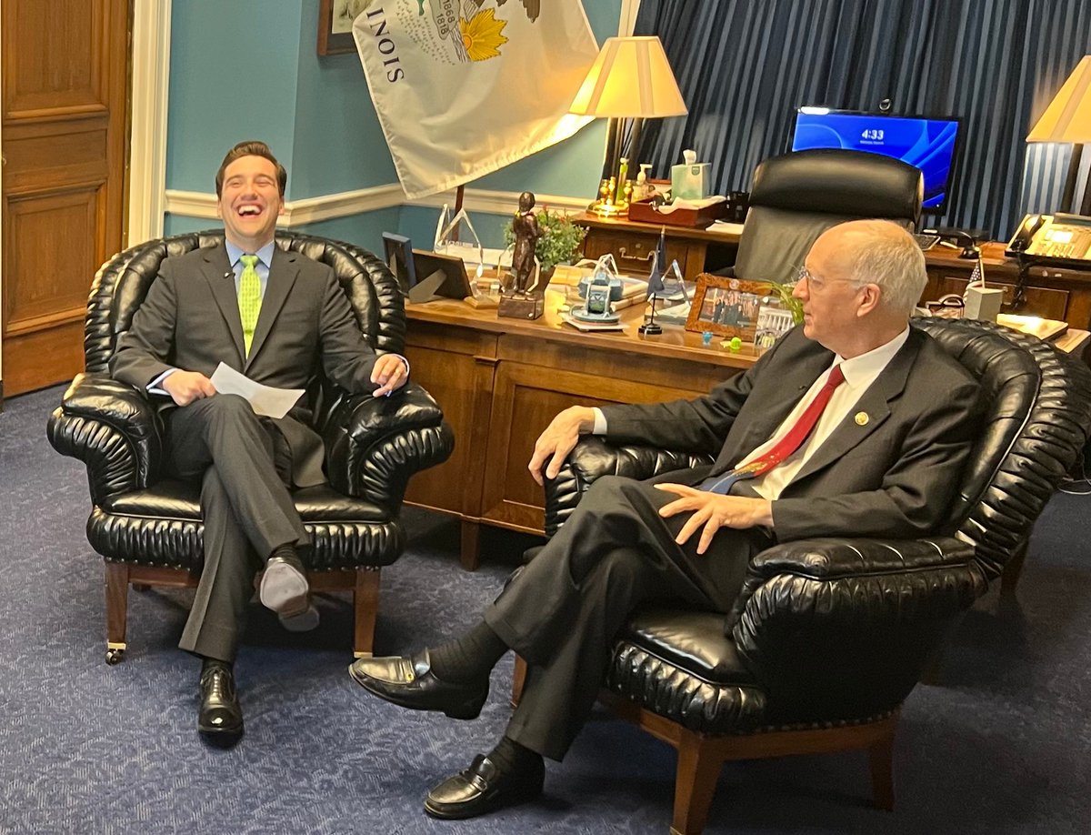 TheNAIAorg's tweet photo. Our CEO Caleb Max (@CalebMaxVA10) just left the Office of Congressman Bill Foster (D, IL-11) (@RepBillFoster) after recording a video for an exciting new digital project around the views on AI by Members of Congress. 

He is the only PhD physicist in Congress, served on the House Bipartisan Task Force on AI, and designed semiconductors early in his career.

Stay tuned for more information next week. Sign up to our newsletter to get updates:  https://t.co/Ux7ugTCG6F